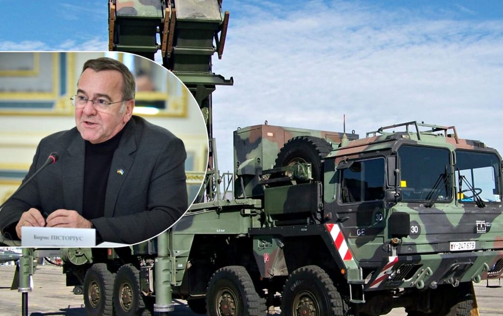 Шатдаун у США не дозволив ФРН своєчасно відправити Patriot в Україну — Пісторіус Борис Пісторіус.