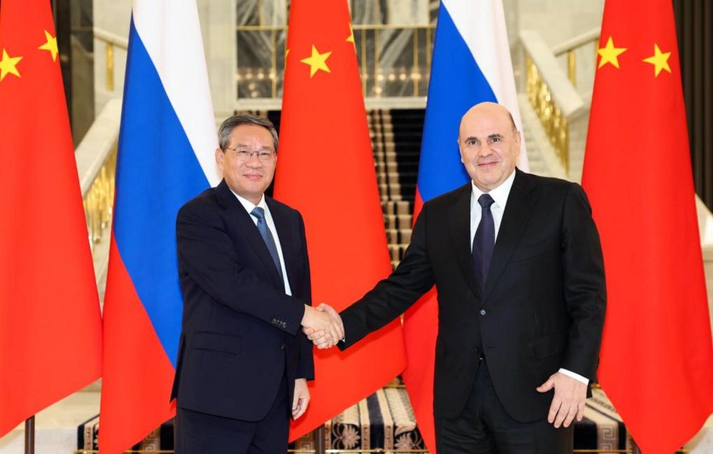 Лі Цян і Михайло Мішустін.