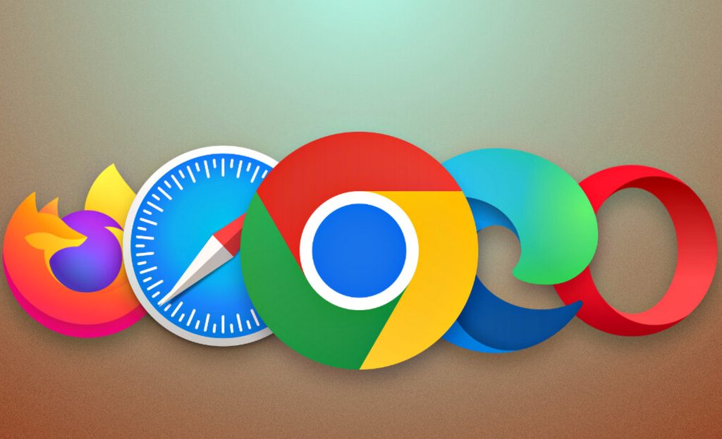 Логотипи браузерів.