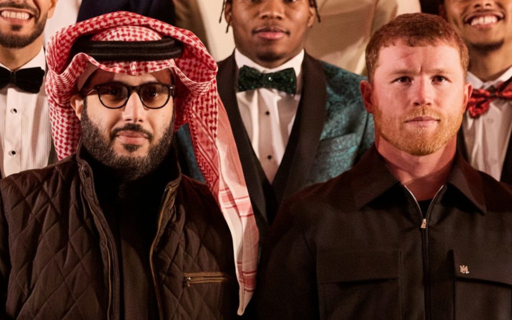 Туркі Аль аш-Шейх і Сауль «Канело» Альварес.