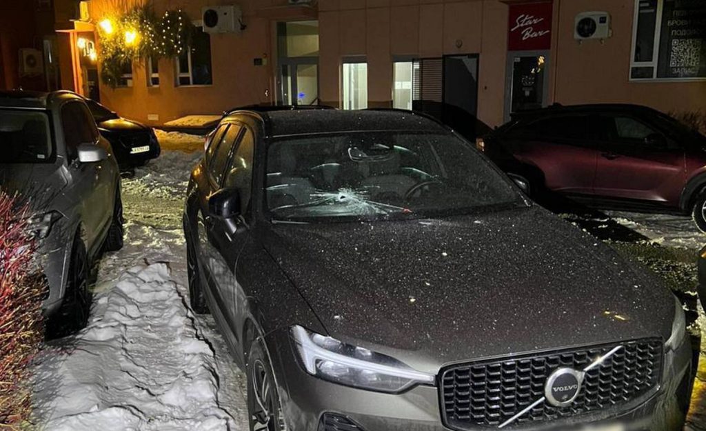 Наслідки удару по Києву.