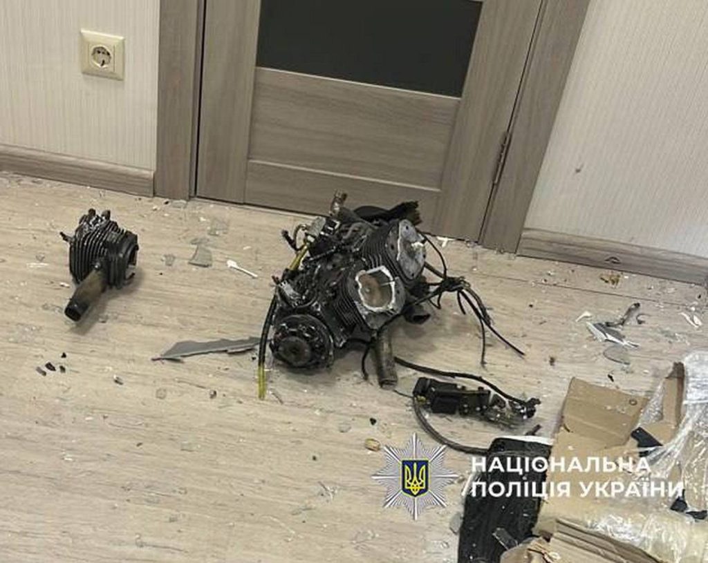 Наслідки удару по Києву.