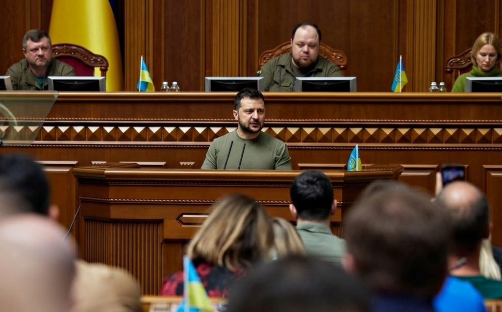 Володимир Зеленський у Раді.