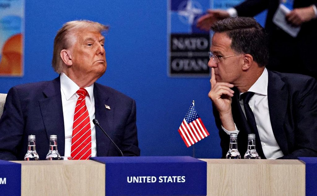Дональд Трамп і Марк Рютте.