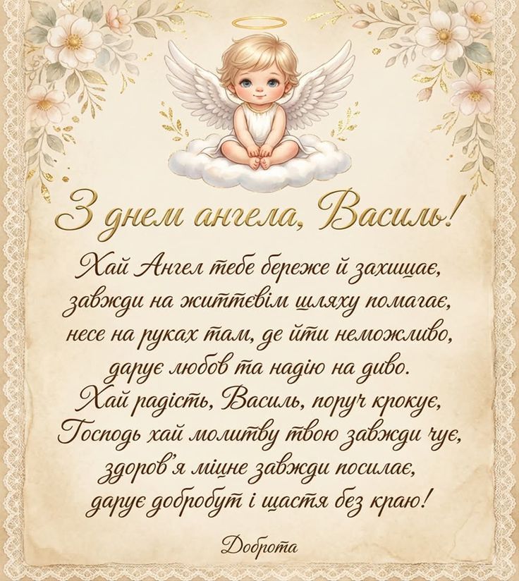 День ангела Василя 12 квітня: значення імені, традиції дня та привітання у віршах, листівках та прозі 