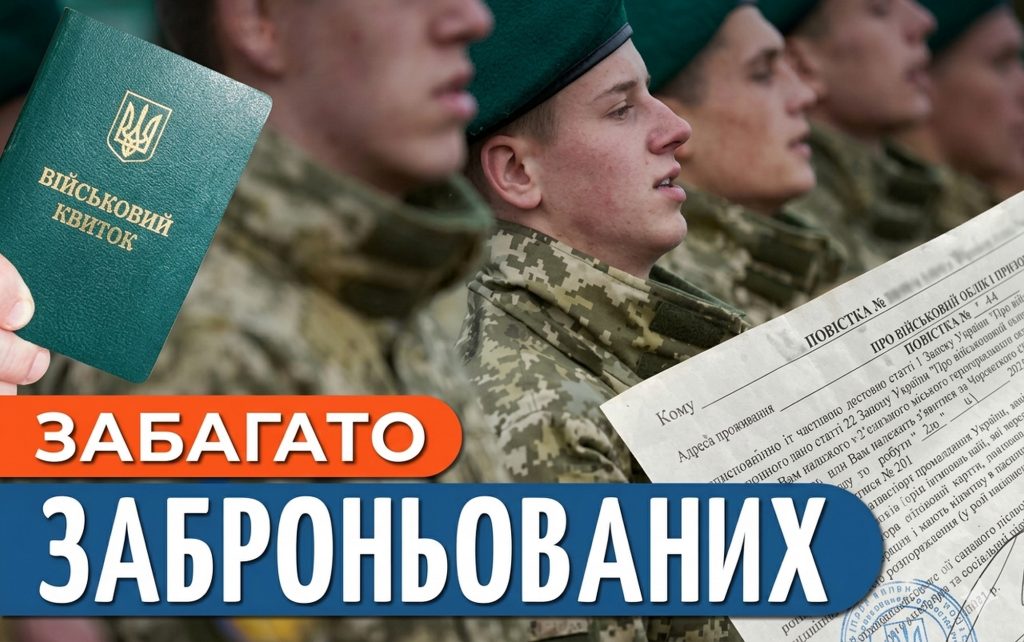 Бронювання від мобілізації.