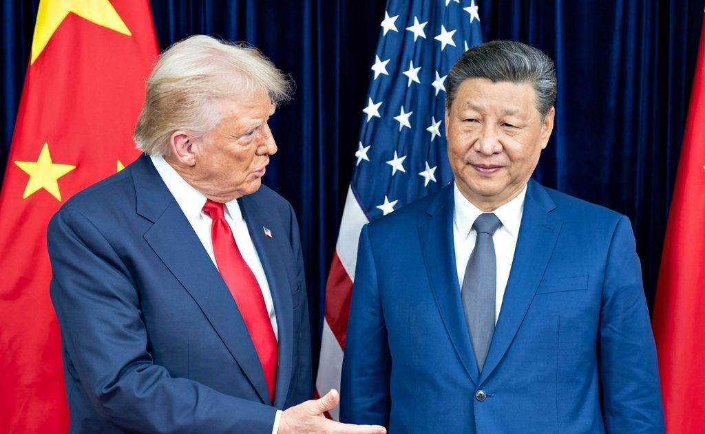 Дональд Трамп і Сі Цзіньпін.
