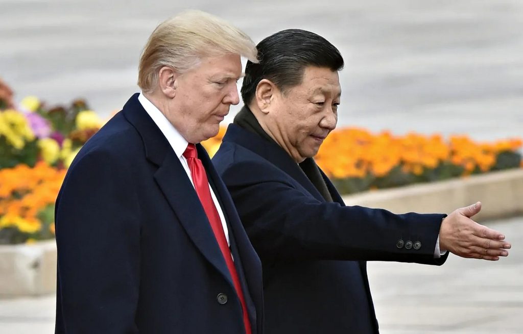 Дональд Трамп і Сі Цзіньпін.