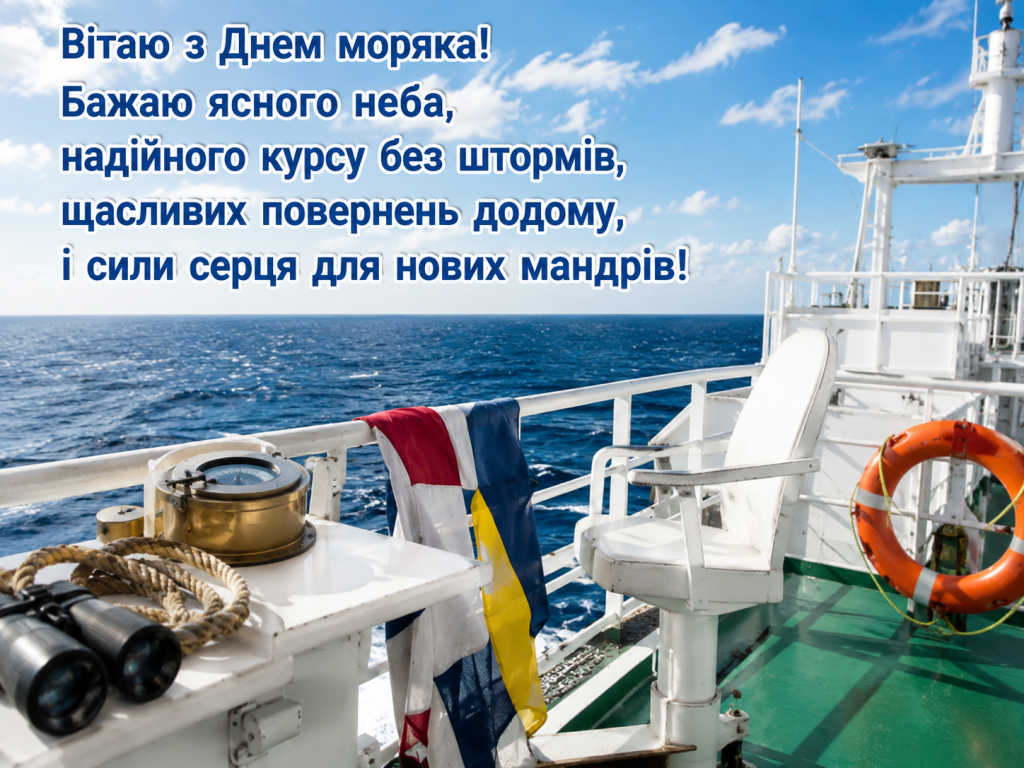 З Днем моряка 2026 в Україні: добірка щирих вітань у прозі, яскравих листівках, віршах та SMS