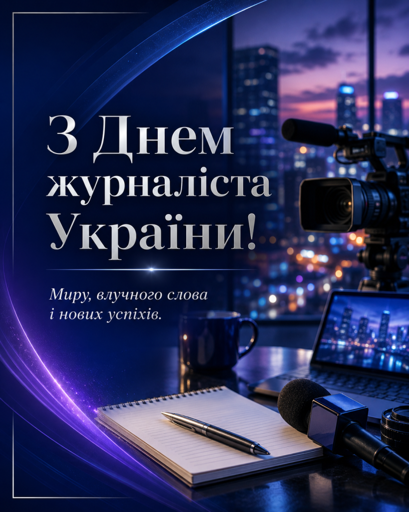 Привітання до Дня журналіста 2026 в Україні: вірші, короткі SMS, проза та святкові листівки