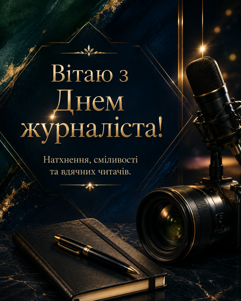 Привітання до Дня журналіста 2026 в Україні: вірші, короткі SMS, проза та святкові листівки