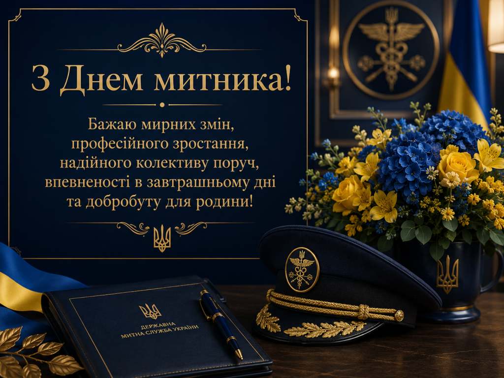 Привітання до Дня митної служби України 2026: віршах, проза, святкові листівки, SMS