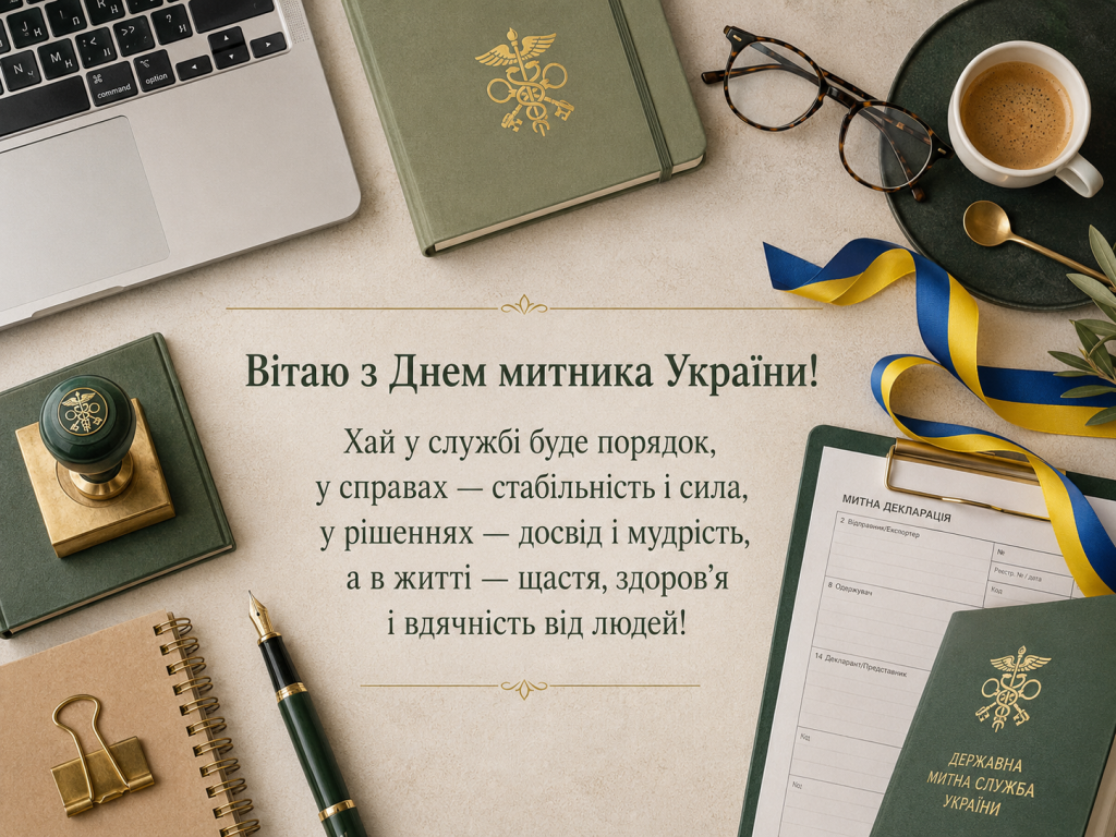 Привітання до Дня митної служби України 2026: віршах, проза, святкові листівки, SMS