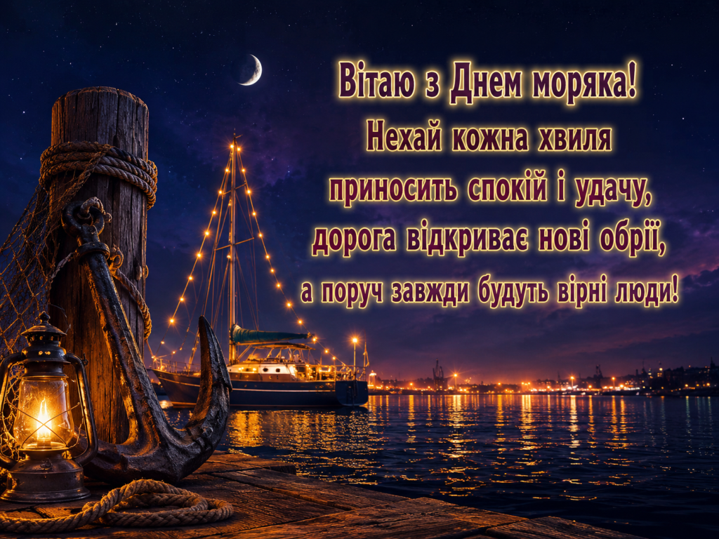 З Днем моряка 2026 в Україні: добірка щирих вітань у прозі, яскравих листівках, віршах та SMS