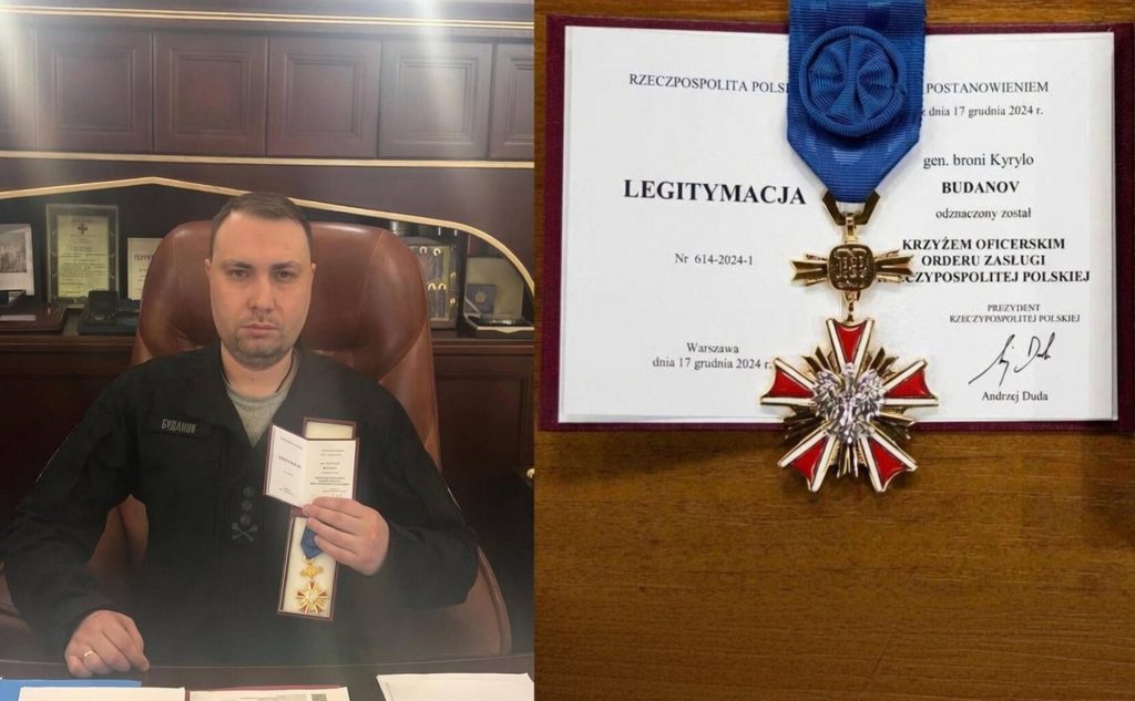 Буданов прокоментував свою відмову від високої державної нагороди Польщі Кирил Буданов.