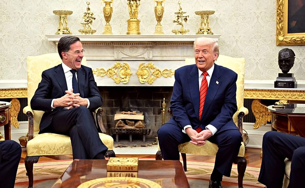 Марк Рютте та Дональд Трамп.