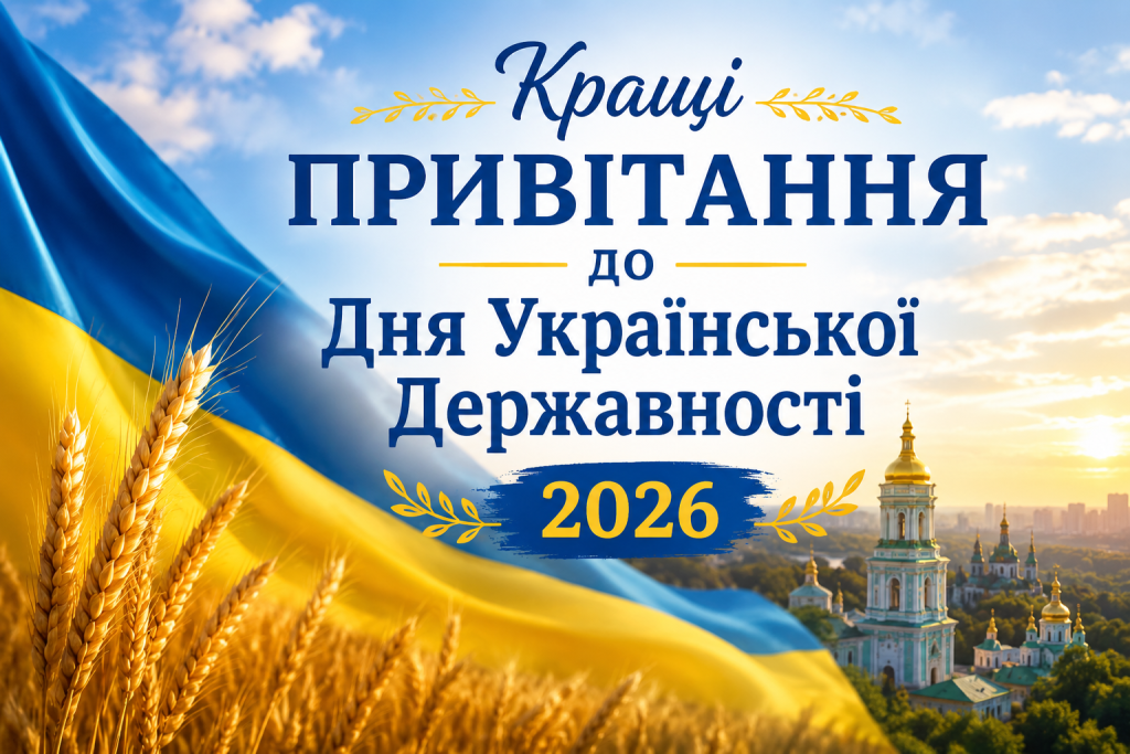 Привітання з Днем Української Державності 2026: гарні листівки, проза, короткі SMS та вірші День Української Державності.