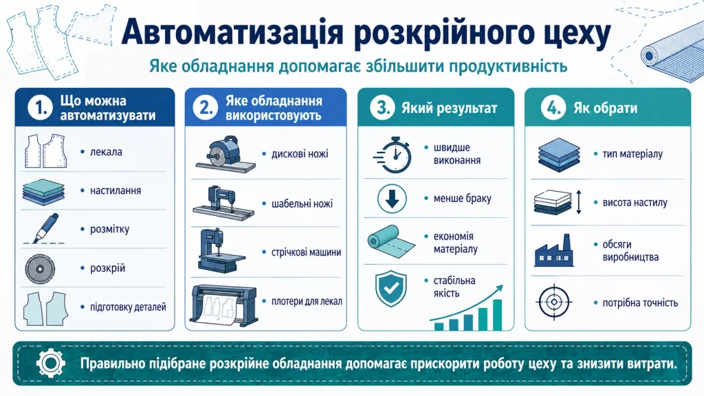 Автоматизація розкрійного цеху