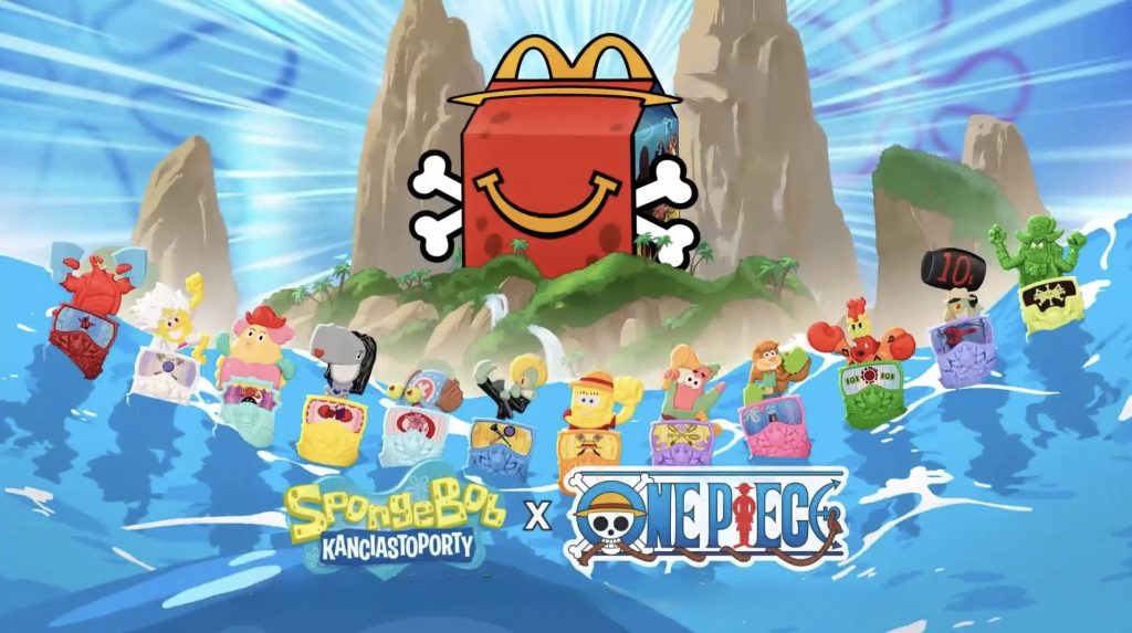 McDonald’s в Україні запустив колаборацію «Губка Боб» x One Piece.