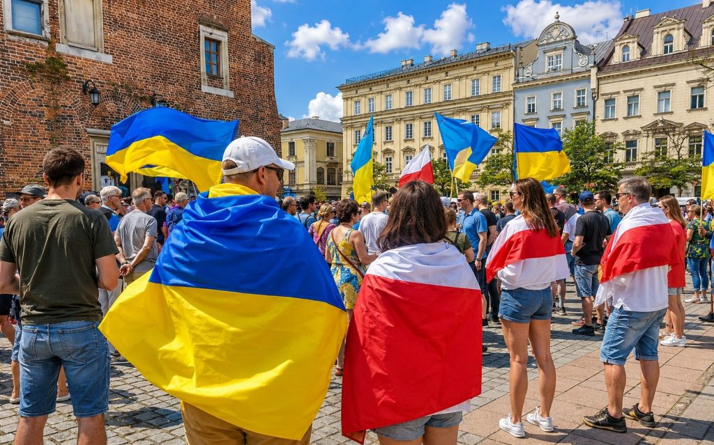Українські біженці.