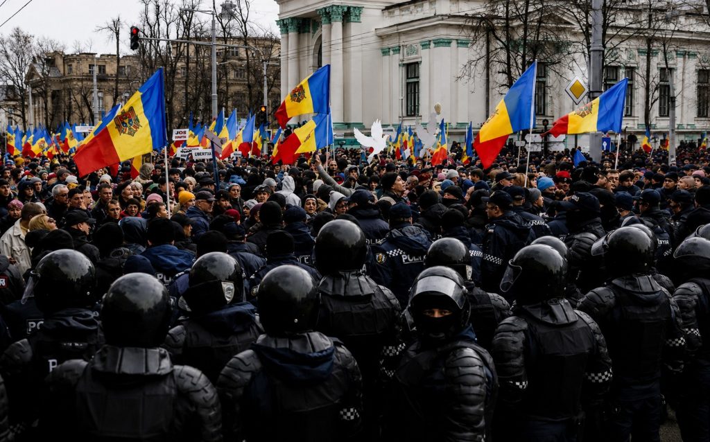 Протести у Молдові.